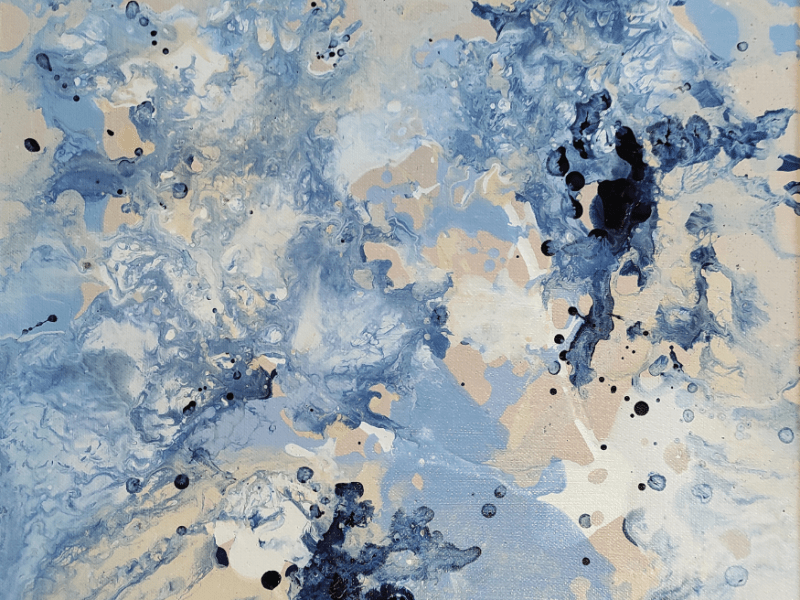 Lilac Dream (Acryl auf Leinwand)