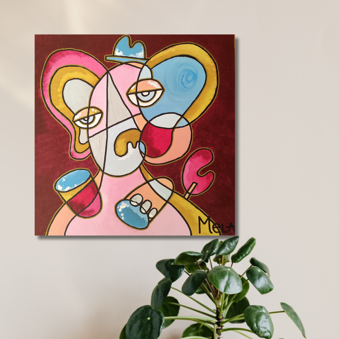 Elephant (Acryl auf Leinwand)